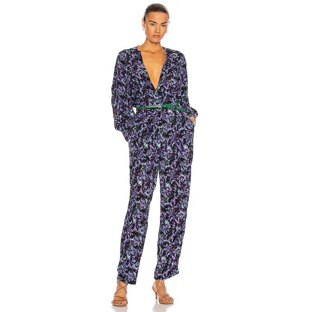 IRO Lanta Printed Jumpsuit